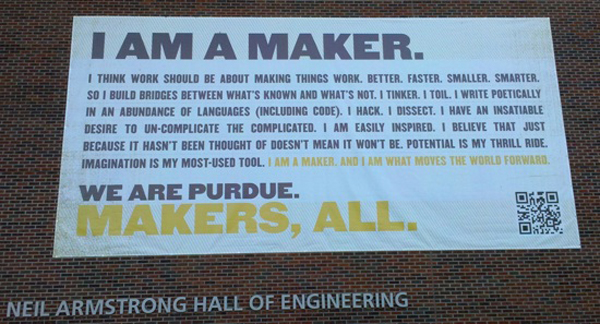 Purdue declares, We are Makers