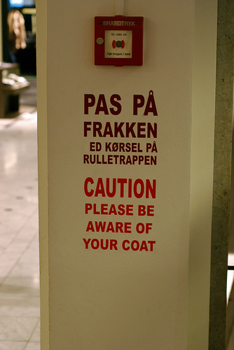 When is the original appropriate and when do we need a translation? (CC licensed image from Flickr user gcbb)